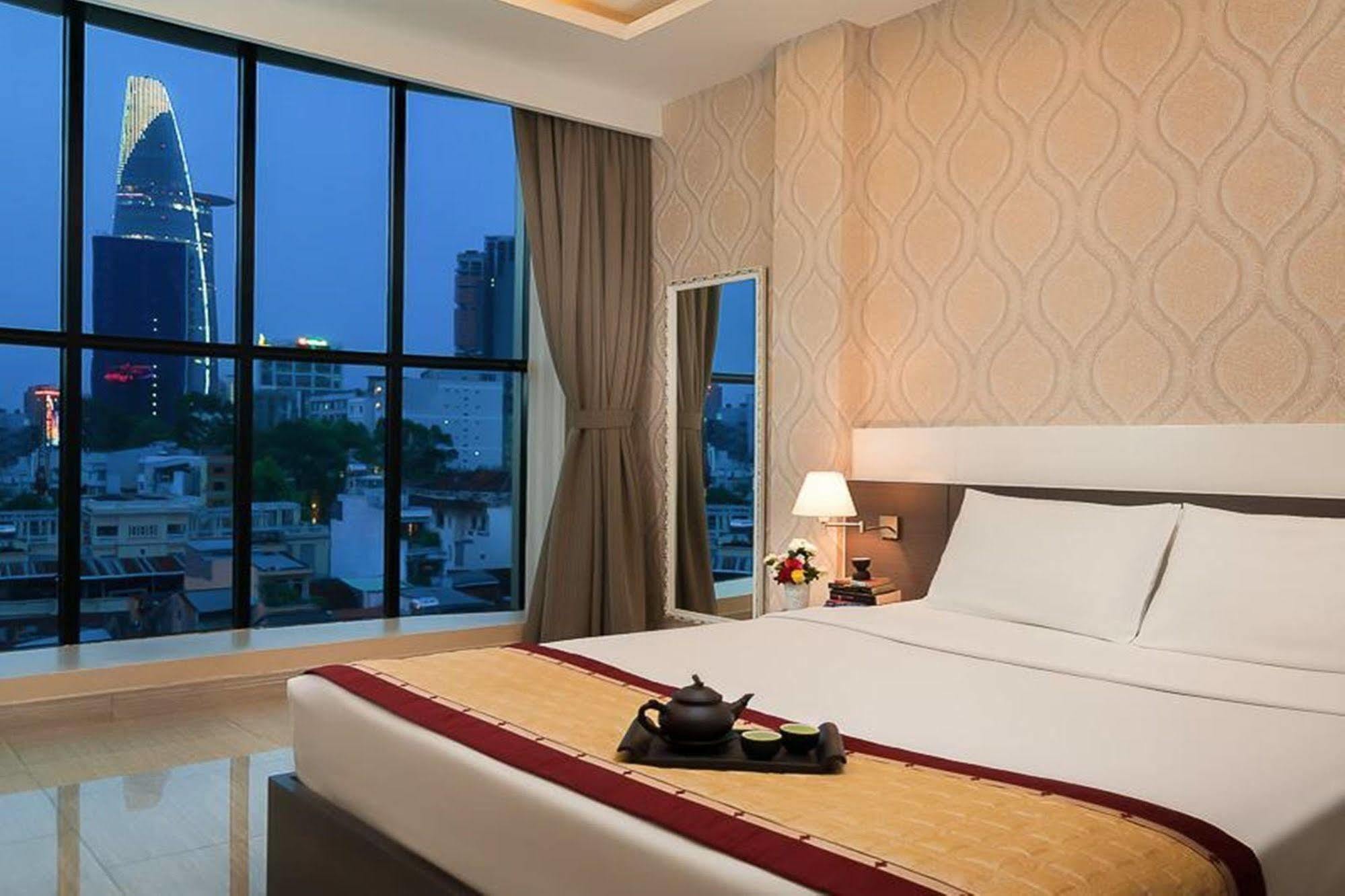 Hong Vina Hotel Ho Chi Minh-staden Exteriör bild