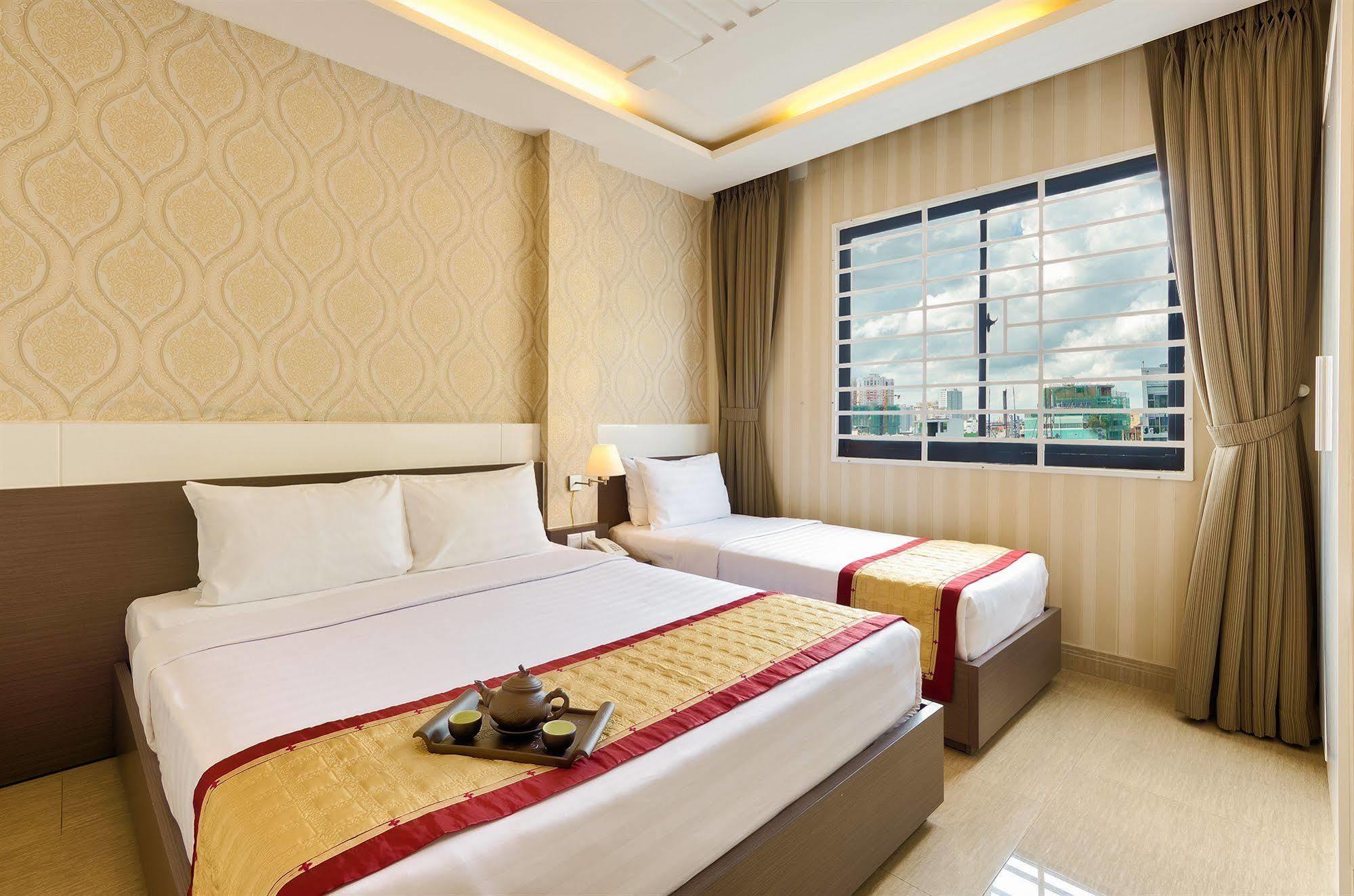 Hong Vina Hotel Ho Chi Minh-staden Exteriör bild