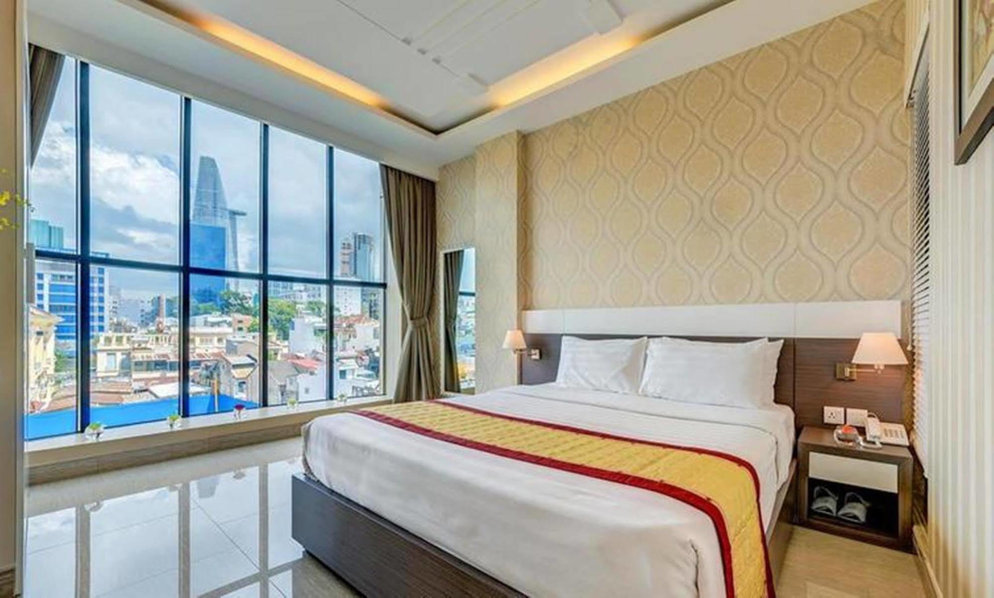 Hong Vina Hotel Ho Chi Minh-staden Exteriör bild